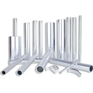 Pemasok pipa paduan aluminium Diameter besar 6 18 inci AL 6061 6063 Harga pipa tabung aluminium