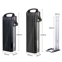 Batterie de vélo électrique en gros 48V 15Ah 20Ah 25Ah 30Ah avec cellules lithium de qualité 21700 et chargeur