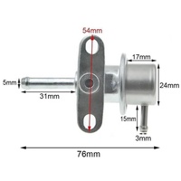 Piezas de motor de coche, regulador de presión de combustible de inyección de combustible de gasolina para Mazda Bt50 B2600 B2200 626