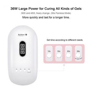¿Por qué muchas opciones de salón? 36w La lámpara de uñas LED UV profesional para todos los geles se adapta a ambas manos o pies - Product Image 2