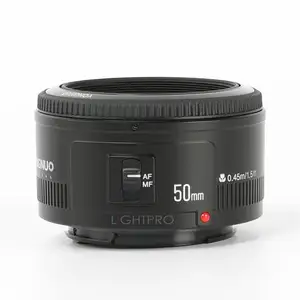 YONGNUO YN 50mm f1.8 CanNon EOS 60D 70D 5D2 5D3 600D 1200D 6D 650DDSLRカメラ用オートフォーカスレンズレンズYN EF 50mm f/1.8AFレンズ