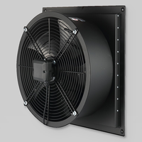 Ventilateur axial à lamelles carrées YWF4E/4D 250 pour l'extraction et la circulation d'air dans les toilettes