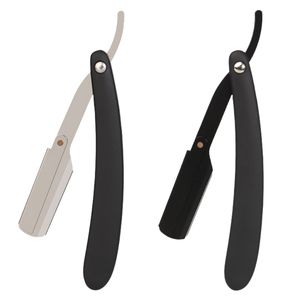 Pliant pour hommes outils d'épilation en acier inoxydable accessoires de barbier Salon manuel <span class=keywords><strong>barbe</strong></span> rasoir couteau à sourcils <span class=keywords><strong>coupe</strong></span>-sécurité - Product Image 1