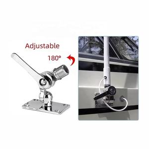 Base de Antena Marina de Alta Resistencia con Trinquete de 4 Vías, Ajustable, de Acero Inoxidable para Barcos - Product Image 1