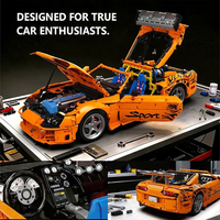 Blocs de construction de voiture de sport A80 YC-23049 1:8, jouets de construction, 4508 pièces, véhicule sportif dynamique, kits de briques MOC, cadeau pour adultes