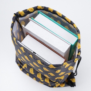 Sac à dos à cordon en polyester durable et écologique pour l'extérieur, personnalisable en taille et forme, idéal pour le sport, la <span class=keywords><strong>gym</strong></span> et les promotions - Product Image 5
