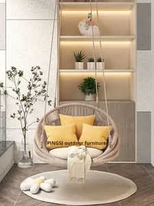 Sedia a dondolo per interni da ragazza piccola <span class=keywords><strong>altalena</strong></span> pigra Room per casa balcone parco con cesto appeso celebrità di Internet - Product Image 5