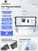 DUDUAUTO DUDU7 A7870 AKM7739 DSP TDA7808 Amplificador 8+256G Estéreo para Auto para Toyota Camry 2015-2017 XV50