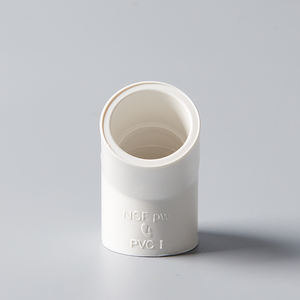 Raccords de tuyauterie à bas prix <span class=keywords><strong>PVC</strong></span> ASTM D1785/2466 Sch <span class=keywords><strong>80</strong></span> 1/2 45 degrés <span class=keywords><strong>coudes</strong></span> pour plomberie - Product Image 4