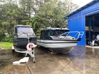 Offre Spéciale Original 9m en aluminium tout soudé bateau de pêche nouvel état diesel pour le divertissement