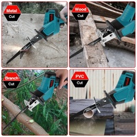 Scie sauteuse électrique 21V 600W à vitesse variable, moteur sans balais, 20000mAh, outil électrique pour couper le métal et le bois