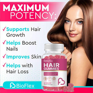 Suplemento Dietético de Marca Propia Bioflex, Gomitas de Biotina de 10000 mcg, Gomitas Multivitamínicas para el Cabello, Gomitas de Biotina para el Cabello, la Piel y las Uñas - Product Image 3