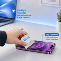 Accessoires pour téléphone portable HD TPU, protection d'écran, film hydrogel souple anti-lumière bleue pour machine de découpe
