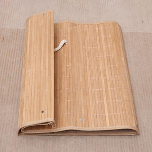 Panier à linge pliable en bambou pour la maison, grande capacité et design modulable pour le rangement dans la buanderie - Product Image 3