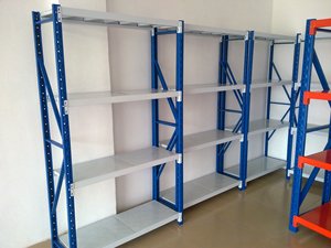 Estanterías de Almacenamiento Ligeras Mracking de 200-500 kg, Altura de Niveles Ajustable, Estanterías de Almacenamiento para Almacén, Estanterías Ligeras de Acero Metálico - Product Image 4