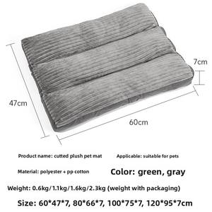 Lit pour chien extra large, matelas moelleux lavable en machine pour chiens géants, coussin de caisse toutes saisons, support du fabricant personnalisé - Product Image 4