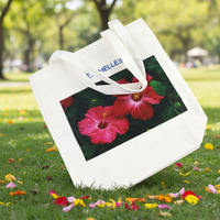 Sac fourre-tout promotionnel NEWBA en coton biologique de haute qualité, personnalisable, couleurs variées, logo imprimé sur mesure par transfert thermique