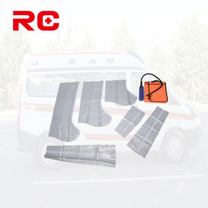 Ensemble d'attelles d'air gonflables en PVC de sauvetage d'urgence médicale avec pompe corps entier coussin orthopédique attelle d'air de cheville - Product Image 4