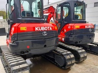 Mini-excavatrice d'occasion de marque japonaise, modèle U55 KX163-5 U35 KX057, excavatrice sur chenilles à vendre