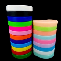 Bracelets en silicone avec porte-monnaie à perles, anti-moustiques, suivi GPS pour enfants, lumineux, certifiés CE Europe, logo de festival