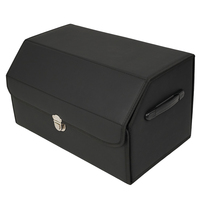 Grande boîte de rangement pliable en PVC pour coffre de voiture avec couvercle, boîte de rangement pour accessoires de voiture avec service OEM