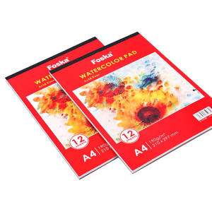FOSKA 190GSM Papier <span class=keywords><strong>de</strong></span> haute qualité Portable pour réaliser un mini <span class=keywords><strong>livre</strong></span> d'aquarelle pour <span class=keywords><strong>de</strong></span> grandes peintures Pastels à l'huile <span class=keywords><strong>et</strong></span> croquis en plein air - Product Image 4