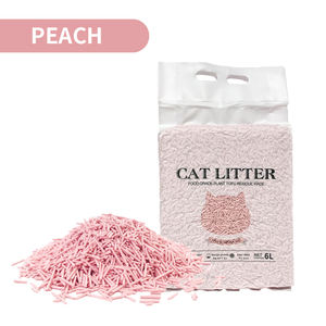 Premium doğal Tofu kedi kumu lavanta kokusu süper topaklanma ve çok kedi hane kullanımı için yıkanabilir tasarım - Product Image 3