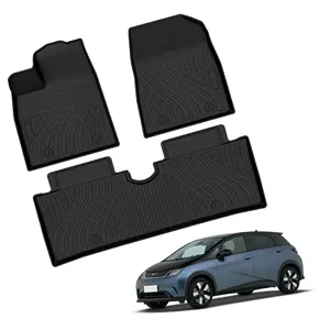 Tapis de pied de voiture sur mesure tapis de voiture 2024 tapis antidérapant imperméable tapis de sol de voiture pour BYD Dolphin Auto accessoires intérieurs