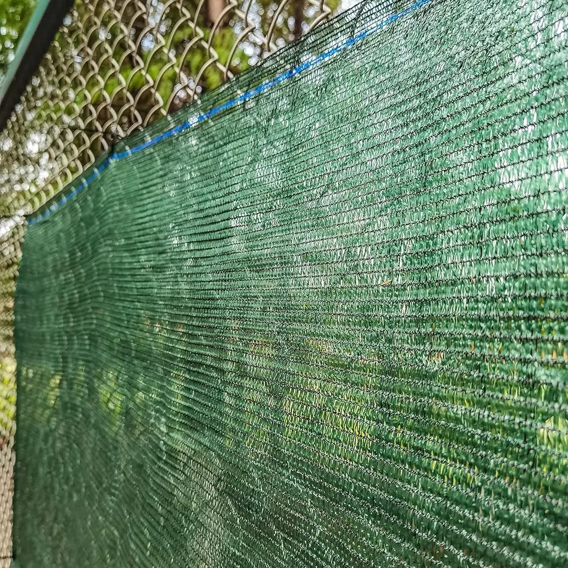 Einfache Installation Garten schwerlast grün schatten Netz 95% 150 g 1 × 10 m