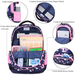 Idea regalo per l'<span class=keywords><strong>asilo</strong></span> in Nylon in poliestere in 2025 impermeabile <span class=keywords><strong>zaino</strong></span> <span class=keywords><strong>unicorno</strong></span> di grande capacità per ragazze modello Anime stile Casual - Product Image 5