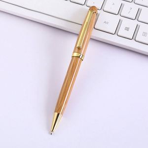 Stylo bille en bambou écologique avec logo personnalisé - Product Image 2