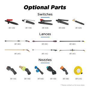 <span class=keywords><strong>Pulvérisateur</strong></span> <span class=keywords><strong>électrique</strong></span> de verger de 25 L avec deux roues réglables, pompe à dos <span class=keywords><strong>longue</strong></span> portée, chariot réglable - pour usage agricole - Product Image 6