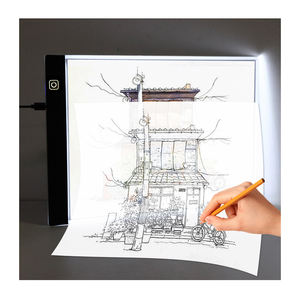 <span class=keywords><strong>Tablette</strong></span> graphique <span class=keywords><strong>LED</strong></span> JSK A4 à cadre en aluminium haute luminosité pour le dessin et le <span class=keywords><strong>traçage</strong></span> - Product Image 1