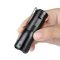 Senter LED Mini 1000Lm 10W Super Terang Tahan Air dengan Basis Magnetik, Dapat Diisi Ulang, Genggam, dan Dilengkapi Klip Gantungan Kunci
