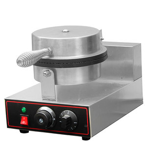 En Acier inoxydable Antiadhésif Fonte <span class=keywords><strong>Gaufrier</strong></span> Électrique Cône <span class=keywords><strong>Boulanger</strong></span> Fabricant de Cône de Gaufre De Crème Glacée - Product Image 3