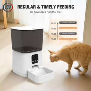 Grosir OEM pengumpan Pat otomatis catu daya ganda pemberi makan anjing kucing pintar Wifi dengan waktu pemberi makanan kucing pintar otomatis - Product Image 3