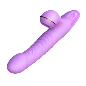Delove Hot Selling G Spot Clitoris Stimulatie Telescopische Rotatie Clitoris Massager <span class=keywords><strong>Rabbit</strong></span> <span class=keywords><strong>Vibrator</strong></span> Voor Vrouwen - Product Image 4