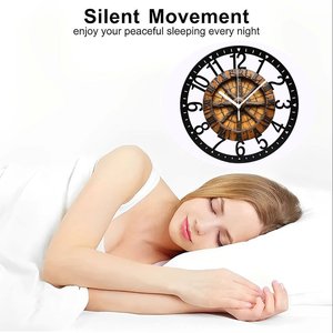 <span class=keywords><strong>Orologio</strong></span> da <span class=keywords><strong>Parete</strong></span> in Ferro da 25cm Ispirato allo Stile Steampunk con Ingranaggi <span class=keywords><strong>a</strong></span> <span class=keywords><strong>Vista</strong></span> e Dettagli con Rivetti - Product Image 6