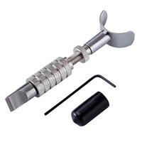 Cuchillo de Grabado en Cuero Giratorio Ajustable, Herramienta Manual Portátil para Tallado, Escultura y Procesamiento de Cuero DIY