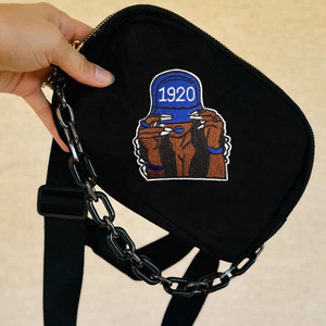Écussons brodés personnalisés 1913-<span class=keywords><strong>1922</strong></span> pour sororité, à thermocoller ou à coudre, motif Black Girl, badges et appliques pour vestes, chapeaux, sacs - Product Image 3
