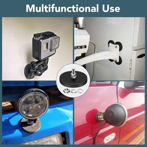 Magneti Neri da 88mm con Forza di Trazione 40kg/42kg/55kg/60kg, Magneti a Vaso Rivestiti in Gomma al Neodimio da 88mm - Product Image 3