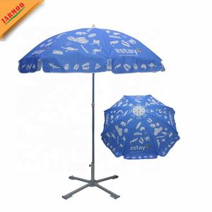 Impression personnalisée grand <span class=keywords><strong>parasol</strong></span> de jardin extérieur imperméable plage Uv parapluie auvent 48 pouces - Product Image 2