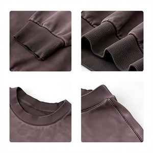 เสื้อสเวตเชิ้ตคอกลมผ้าฟลีซปักโลโก้ตามสั่ง เสื้อสเวตเชิ้ตผ้าหนา 380gsm แบบวินเทจ สำหรับแบรนด์บูติก - Product Image 4