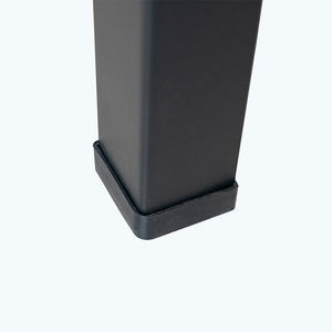 उच्च गुणवत्ता परिदृश्य कस्टम फूल बागान बक्से बड़े आउटडोर बालकनी प्लांटर्स बॉक्स पैरों के साथ - Product Image 5