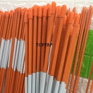 Orange Reflecterende Flexible FRP Fiberglass Road Marker , Snow Marker - Product Image 2