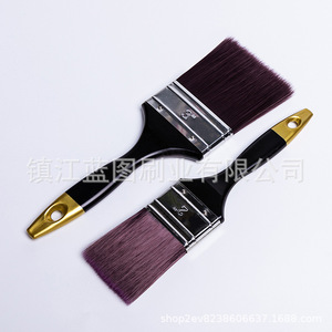 Paintbrush <b>Pet</b> Abrasive Fiber 10-14mm Plastic Handle Wine Red Black For Painting <b>Brushing</b> Cleaning - Product Image 3