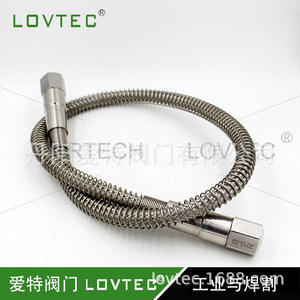 Vente directe d'usine Tuyau haute pression en acier inoxydable résistant aux hautes températures Extrémités filetées pour les fournitures de soudage - Product Image 2