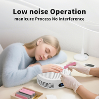 SNRQI Aspirateur à poussière pour ongles rechargeable sur mesure, faible bruit, ventilateur turbo, fabricant professionnel, aspirateur à ongles électrique