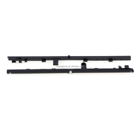 Nouveau panneau de façade de boîtier de boîtier avant de coque de couverture noire pour PS3 SLIM 4000 bouton de commutateur d'alimentation bande led