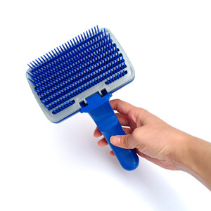 Dog Hair Removal Comb Small And Large Size Self Cleaning <b>Pet</b> Grooming <b>Brush</b> For Dog - Product Image 4